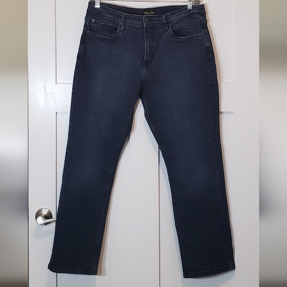 Urban Star Estilo Denim Blue Jeans Hi Rise Stretch Darkwash Size 36 X 30 - Picture 1 of 14